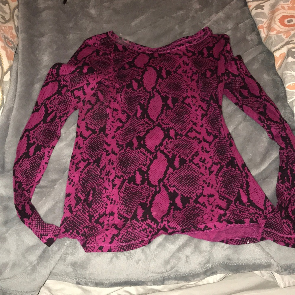 Express animal print top